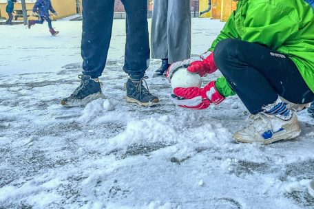 Gelbe Warnstufe / Bis zu 6 Zentimeter Schnee und ein potenzielles Hochwasserrisiko