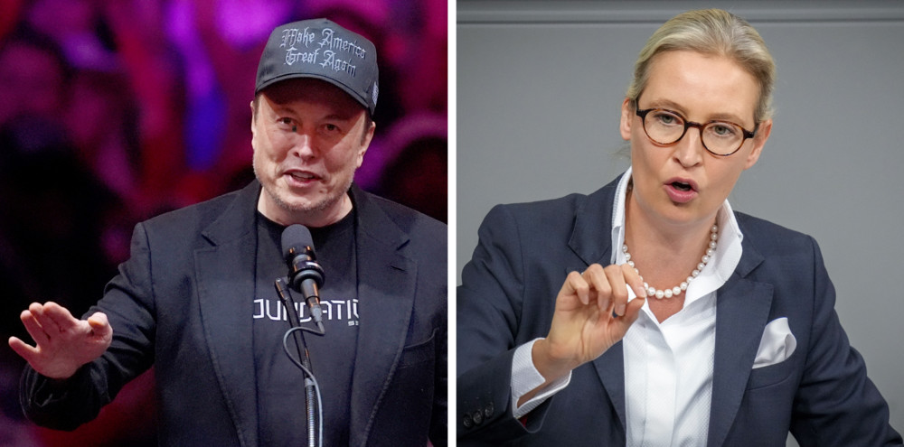 Internet / Elon Musk überlässt Alice Weidel die größte Bühne der Welt 