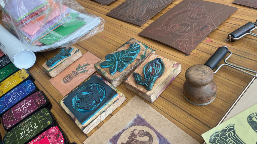 Workshop / Differdingen veranstaltet Seminar zu Linolschnitt 