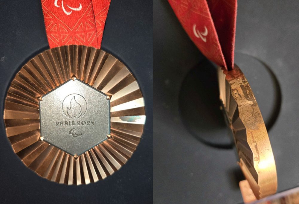 Olympia / Unmut über Medaillen: Auch an der von Tom Habscheid ist der Lack schon ab