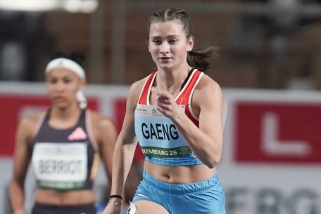 Leichtathletik / Camille Gaengs Feuertaufe auf der internationalen Bühne