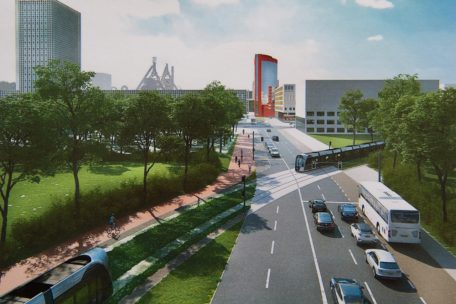Schnelltram in den Süden / Pläne für Haltestelle in Steinbrücken werden konkreter