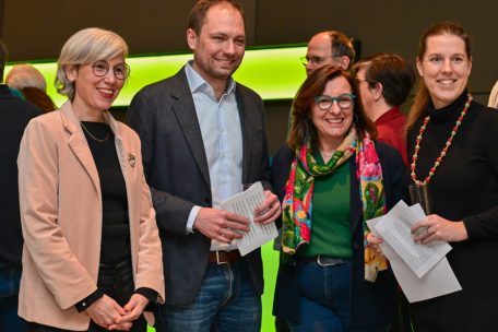 Neujahrsempfang / Grüner Wind bei Starkregen: „déi gréng“ bei ihrem Einstand in Hesperingen