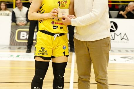 Anne Simon wurde zur besten Spielerin des Monats Dezember in der italienischen Serie A1 gewählt