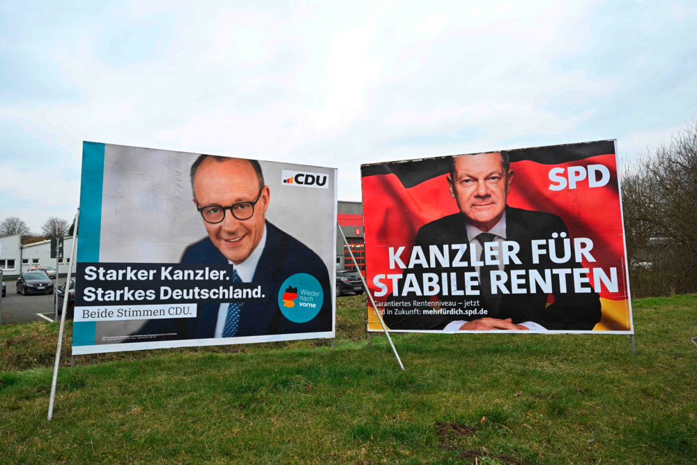 Deutschland / Scholz gegen Merz – Erstes TV-Duell der Kandidaten