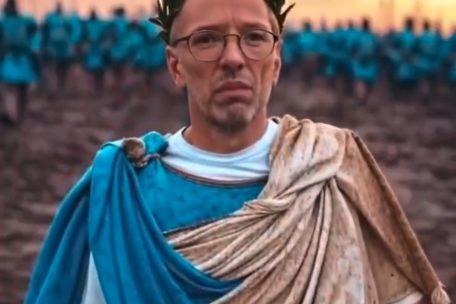 C&auml;sarische Ambitionen: Ein im Web kursierendes KI-Video karikiert Kickls Machthunger