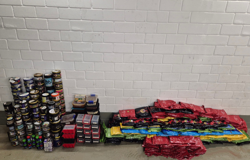 Betrug / Zoll beschlagnahmt fast 200 Kilo illegalen Shisha-Tabak