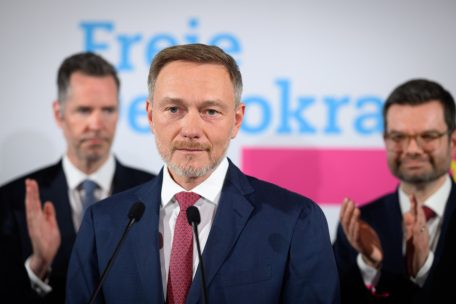 Zitterpartie: Christian Lindner, Bundesvorsitzender und Spitzenkandidat der FDP