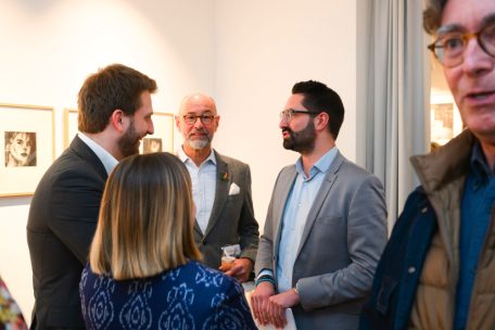 Kulturminister Eric Thill (DP) bei der Vernissage