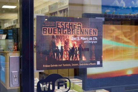 Das offizielle Plakat des Escher Burgbrennens 2025