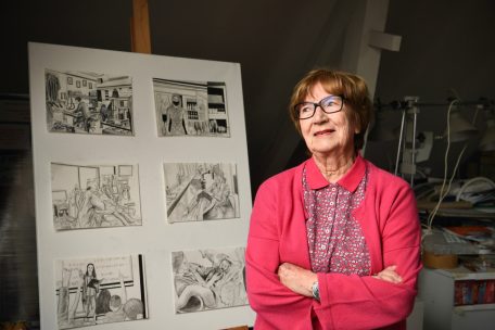 Sie gilt als Pionierin feministischer Kunst in Luxemburg: Berthe Lutgen im Jahr 2022