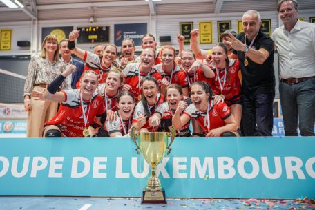Sieger des Pokals 2025 der Damen: der VC Mamer