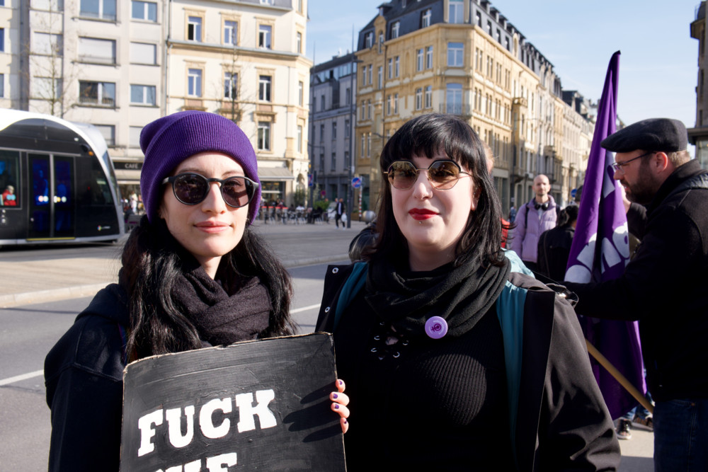 Marche féministe / Ein feministischer Protest zwischen Wut und Wandel: „Mir mussen ëmmer nach streiden“