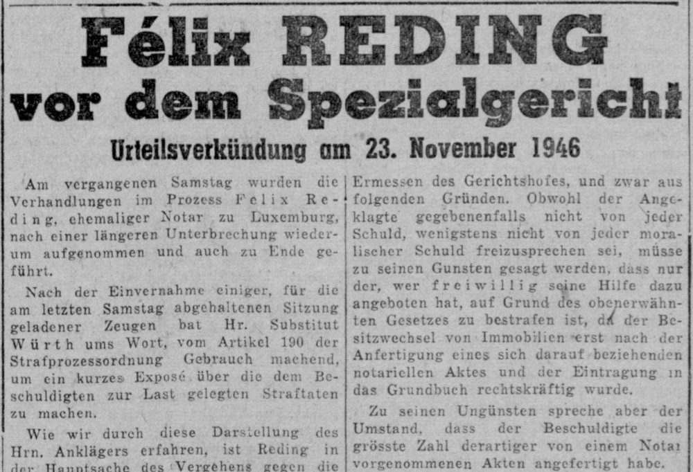La spoliation des biens juifs (12) / Zwischen Eid und Enteignung: Das luxemburgische Notariat im Nationalsozialismus