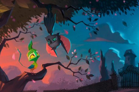 Im Mittelpunkt von &bdquo;Benjamin Bat&ldquo; stehen der Vogel Sherida und die Fledermaus Ben