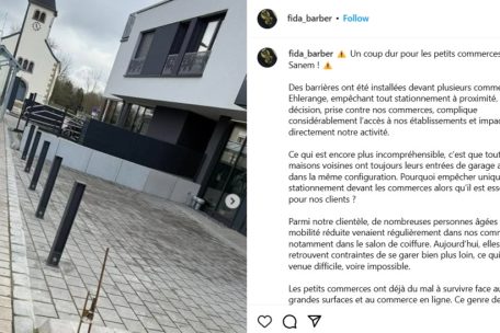 Ehleringen / Pfosten statt Parkplätze: Gemeinde Sanem vergrault einem Friseur die Kundschaft