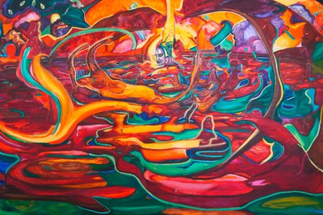 Hommage an „Mama Africa“: Sandra Seghirs Gemälde „I am a river whose source has been forgotten and whose end will never come“