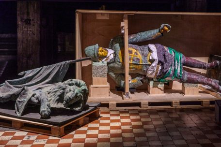 Gestürztes Denkmal: Skulptur von Hermann von Wissmann aus dem Jahr 1909