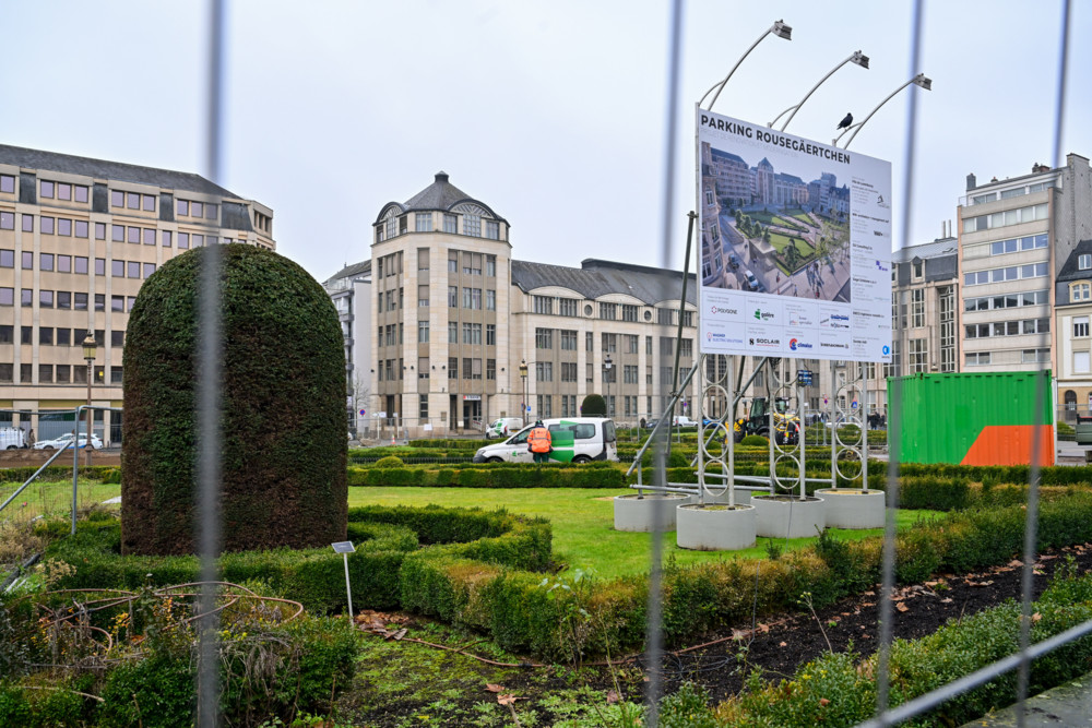 Luxemburg-Stadt / Parking am „Rousegäertchen“ öffnet am Montag
