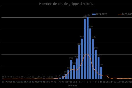 Die Grippezahlen sind im Vergleich zur Vorwoche um 44 Prozent gesunken