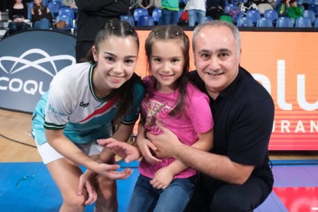 Stolzer Vater: Nicht nur Gréngewald-Coach François Manti durfte am Samstag jubeln, sondern auch Tochter Maé, die in dieser Saison erstmals im Kader der ersten Mannschaft steht