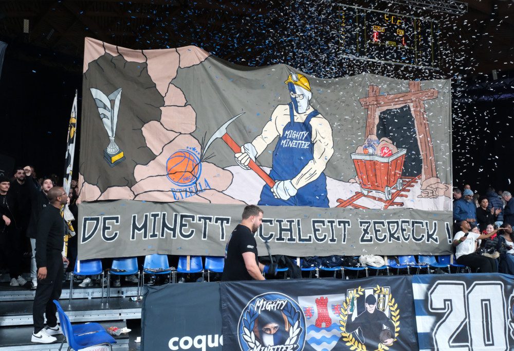 Basket Esch / Die Mighty Minetter: Fünf Jahre voller Ideen, Kreativität und Unterstützung auf der Tribüne