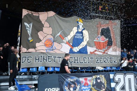 Basket Esch / Die Mighty Minetter: Fünf Jahre voller Ideen, Kreativität und Unterstützung auf der Tribüne