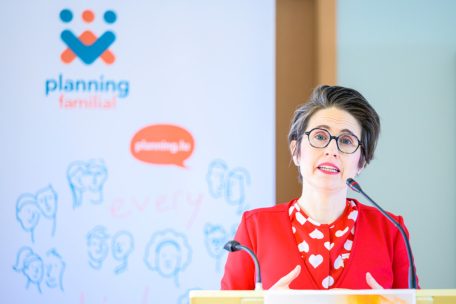 Ainhoa Achutegui, Präsidentin des Planning familial