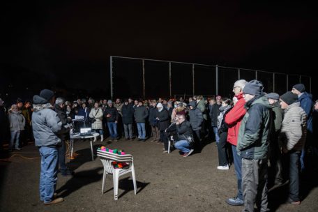 Die Infoveranstaltung der Bürgerinitiativen am 19. Januar 2023  im Freien