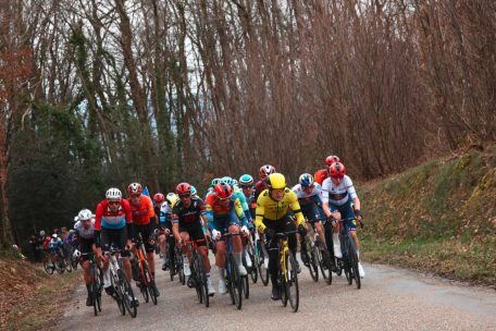 Landesmeister Kevin Geniets, hier bei Paris-Nice, geht in Mailand in guter Form an den Start
