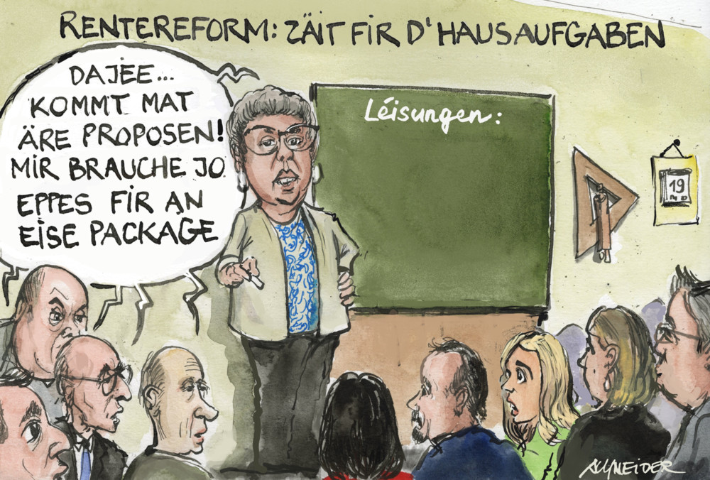 Editorial / Politische Kreativität und mangelndes Leadership: Ein differenzierter Blick auf die Luxemburger Rentendebatte