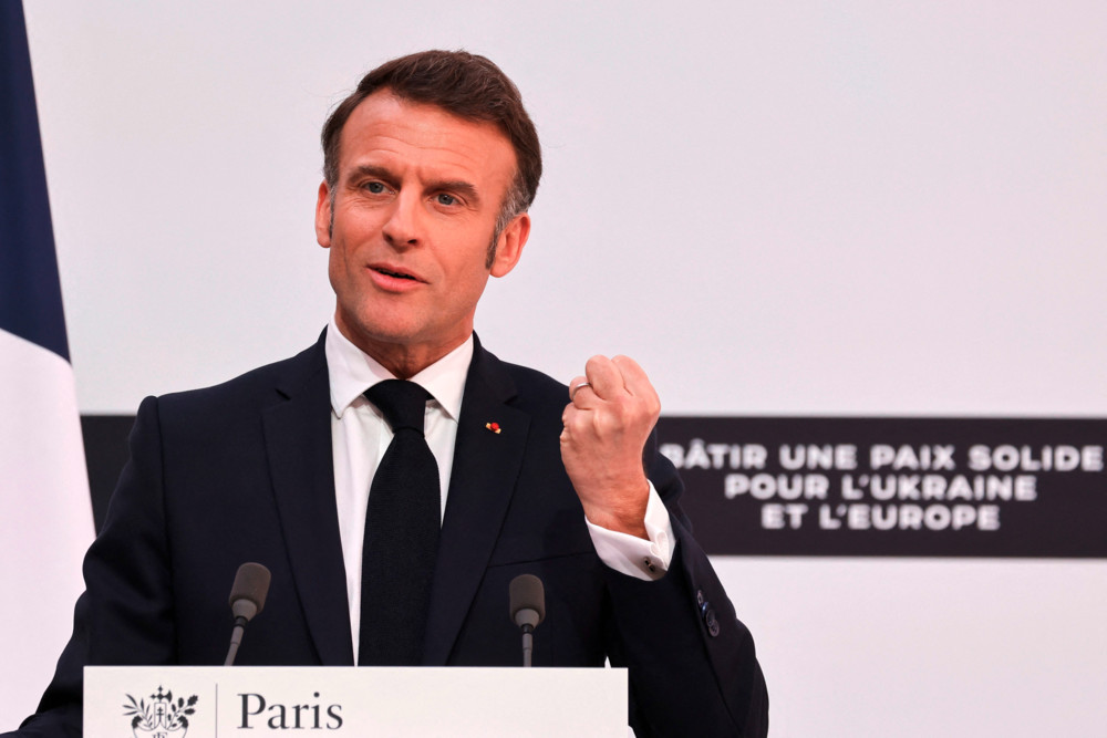 Ukraine-Krieg / Macron: Französisch-britische Mission soll ukrainische Armee unterstützen