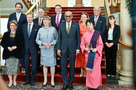 Stadtstaat und Staat-Stadt: Gruppenbild mit dem Schöffenrat der Stadt Luxemburg am Donnerstag