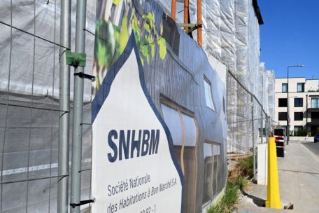 Hier entstehen Wohnungen der „Société nationale des habitations à bon marché“ (SNHBM)