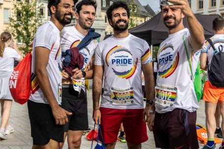 Das Goodyear-Team im Juli beim ersten Luxembourg Pride Run