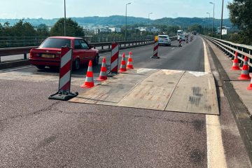 Materialverfall / Zwischen Münsbach und Cargo-Center: Geschwindigkeit wird auf 90 km/h begrenzt