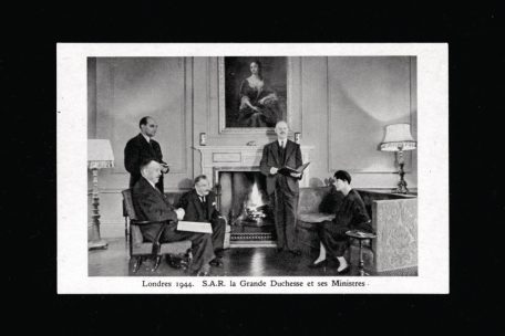 Die Großherzogin und die Minister der Exilregierung 1942 in London