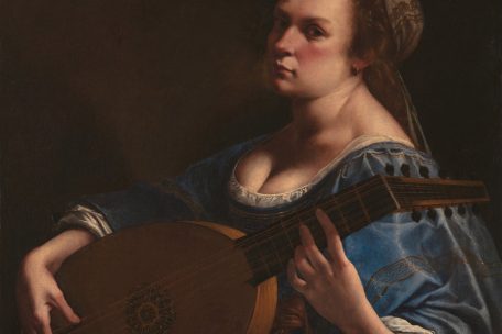 Autoportrait de Artemisia Gentileschi en joueuse de luth (1614-1615,<br />
Huile sur toile, 77,5 x 71,8 cm), Hartford CT., Wadsworth Atheneum Museum of Art, Charles H. Schwartz Endowment Fund