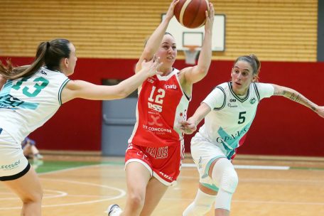 Lena Mersch und die Sparta steckten nicht auf und kämpften sich immer wieder heran