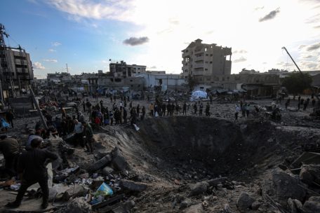 Nahostkonflikt / Israel rechtfertigt Attacke auf Krankenhausgebäude in Gaza