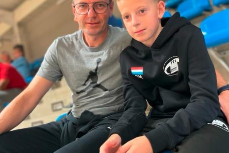 Auch Nikolas jüngster Sohn spielt Basketball