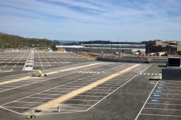 481 neue Parkplätze / Erste Phase abgeschlossen: P+R Héienhaff öffnet am 28. April seine Schranken