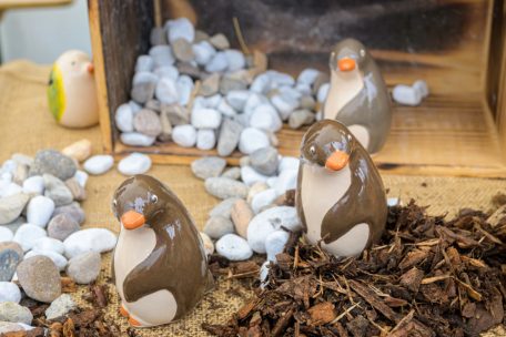 Nicht nur Péckvillercher, auch Pinguine fand man auf dem Markt