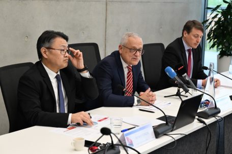 Richard Forson, Tom Weisgerber und Maxim Straus (v.l.n.r.)