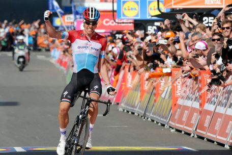 Ein Foto für die Ewigkeit: Bob Jungels gewann 2018 Liège-Bastogne-Liège