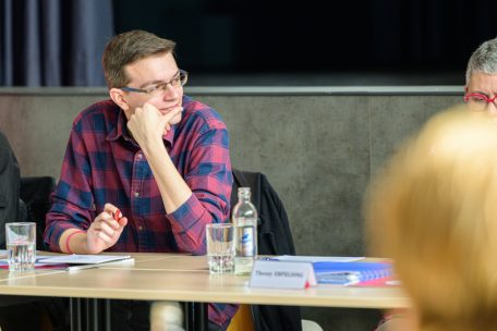 Wurde in die Nationalkoordination gewählt und wird sich fürs Amt des Co-Parteisprechers bewerben: André Marques