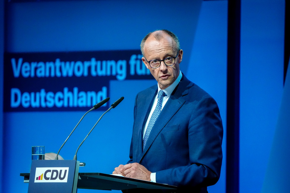 Deutschland / Die CDU beschließt den Koalitionsvertrag