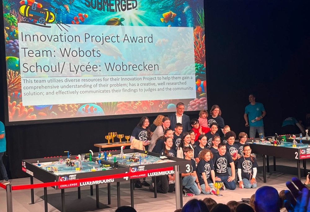 First Lego League / „Wir sind sehr stolz“: Wobrécken-Schule mit Innovationspreis ausgezeichnet
