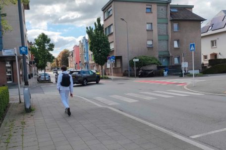 An dieser Escher Kreuzung kommt es immer wieder zu Unfällen. In unmittelbarer Nähe befinden sich gleich vier Schulen.