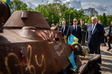 Vergangene Woche während eines kurzen Besuchs einer Luxemburger Delegation in Kiew
